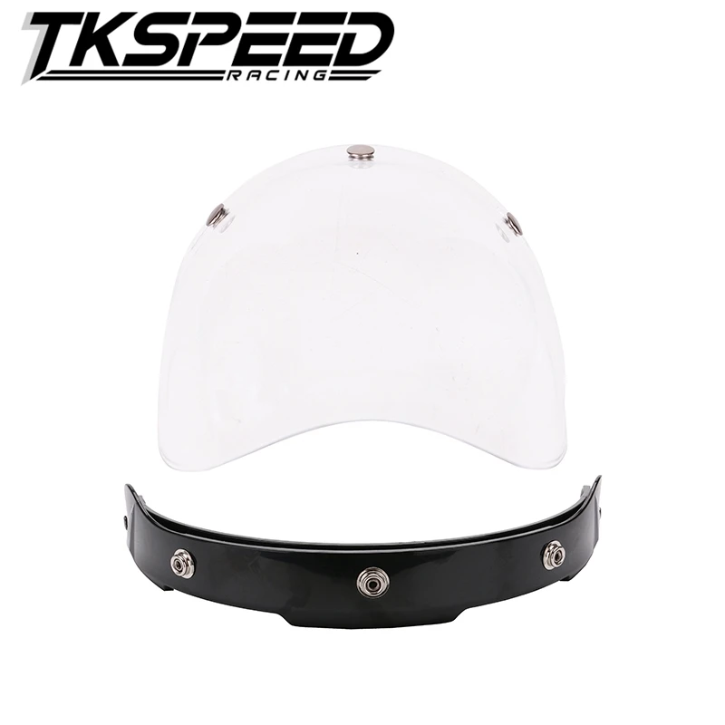 Casco del parabrisas del casco del parabrisas para el visor de la burbuja del casco del estilo de Harley