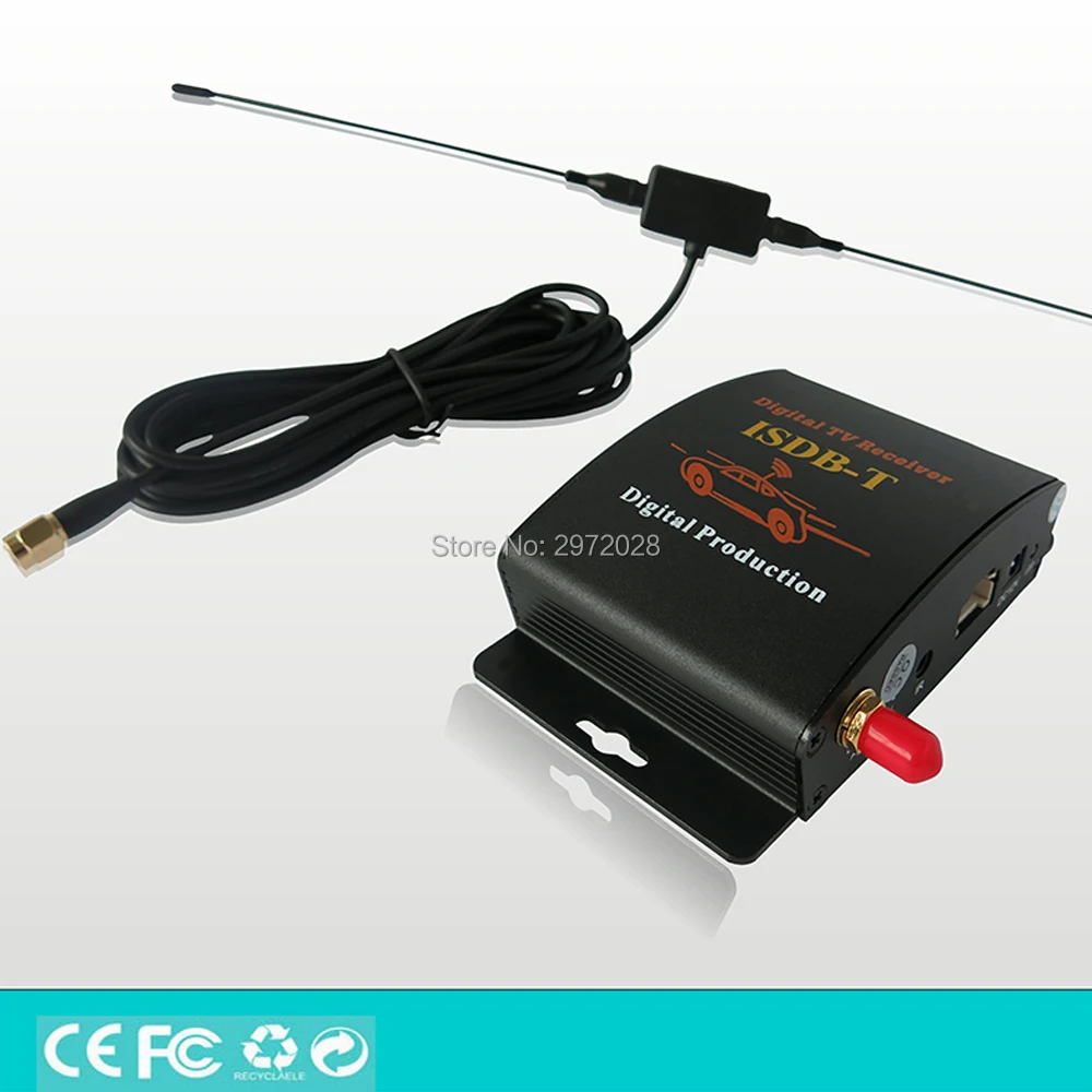 Автомобильный цифровой ТВ тюнер MPEG4 с одним Seg HD 1080P HDMI CVBS приемник для мобильного
