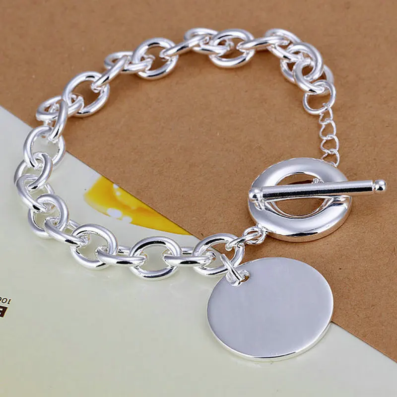 NEW 925 sterling silver jewelry bracelets & bangles for women men