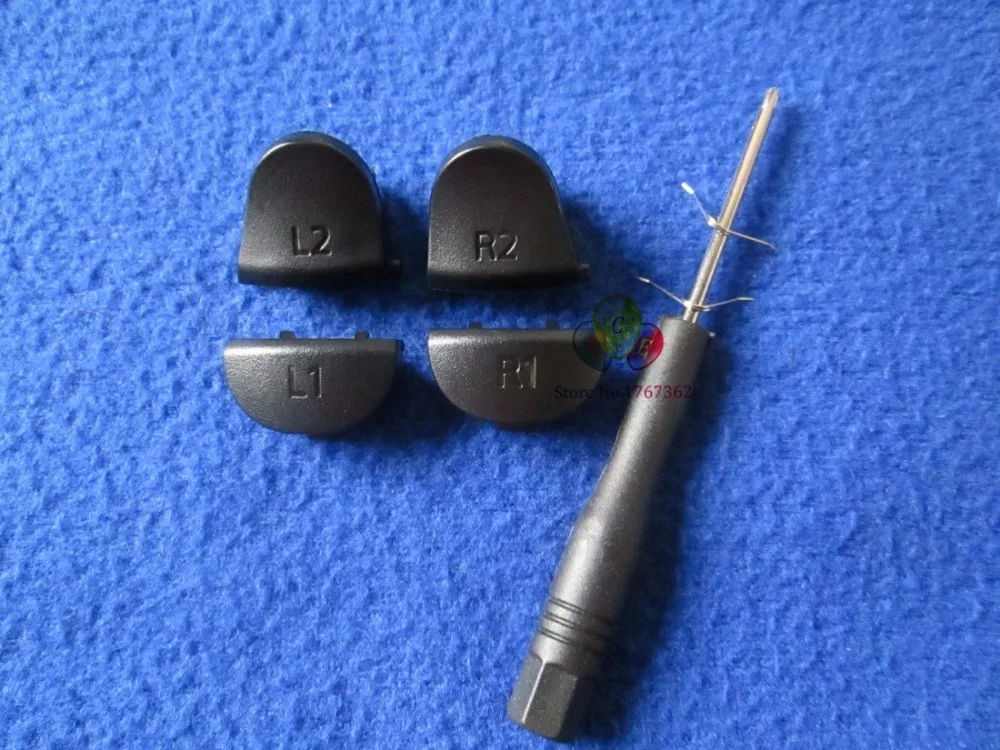 Запасные части для Sony PS4 L1 R1 L2 R2 крышка кнопки запуска Playstation 4 JDS 030 040 с 2 пружинными