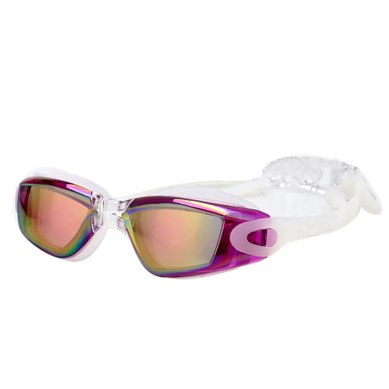 Унисекс Открытый Водные виды спорта плавательные очки сиамские силиконовые затычки для ушей покрытие новые плавательные очки спортивные очки с затычкой для ушей - Цвет: Z