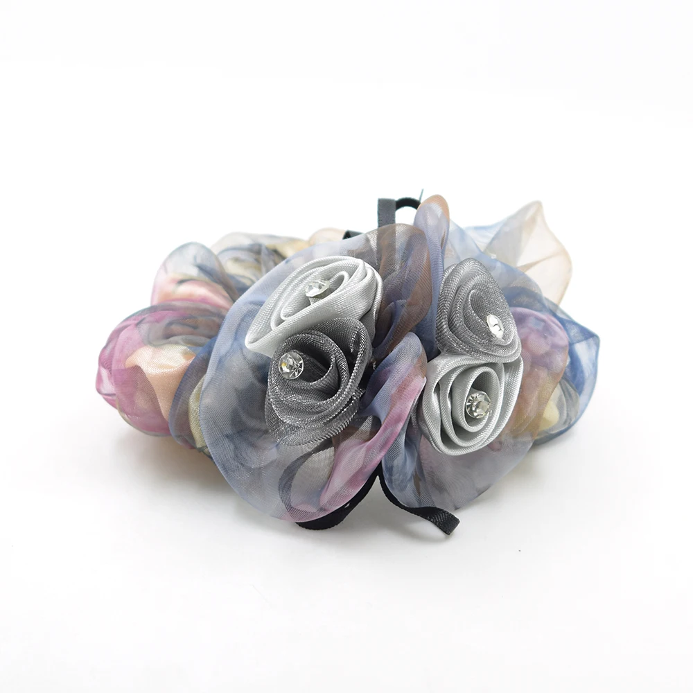 

TINGLIANG Elastic Hair Band Imitation Crystal Hair Rope Flower Yarn