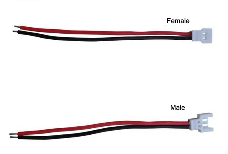 

51005 2P with wiring plug 3.7V Lipo battery terminal line male&female connect wire transmission line for RC airplane