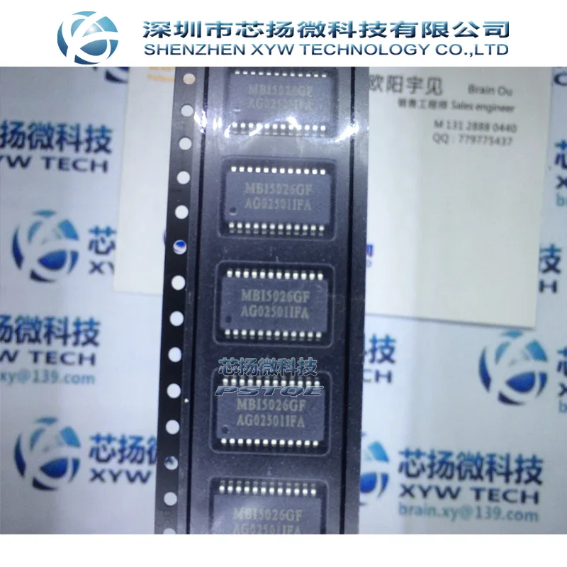 New Original Non-counterfeit MBI5026GF MB15026GF SOP24 16-bit constant current LED driver chip | Электронные компоненты и