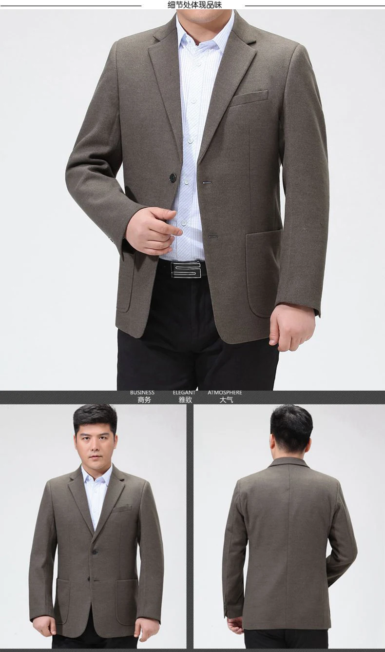 WAEOLSA Mens Blazers Plain Color Suit Coat Slim Fit Outfits Red Gray Camel Blazer Hombre Tailored Suit Jacket For Man Costume 2019 (9)