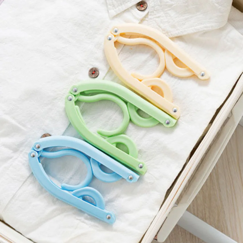 Pieces Travel Portable Folding Hanger Multifunction Magic Stretch Clothes Plastic Hangers Artifact Suit | Дом и сад