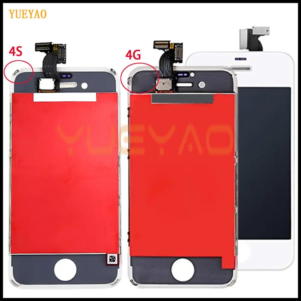 

AAA LCD Display For iPhone 4s A1387 A1431Touch Digitizer Glass Assembly For iPhone 4 A1332 A1349 Screen LCD Pantal Replacement
