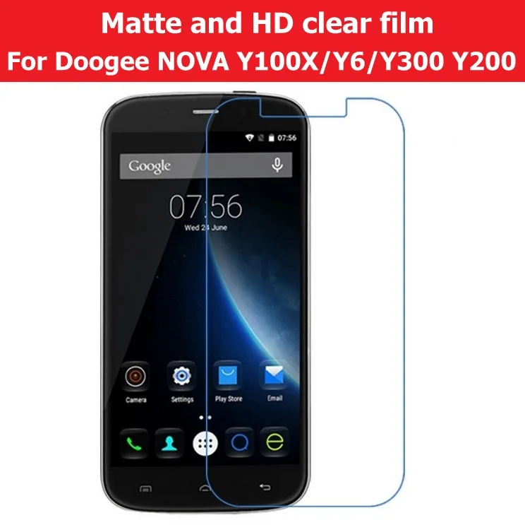 Передняя HD прозрачный глянцевый Пленка Для Doogee Y6 Y300 Y200 Антибликовая матовая