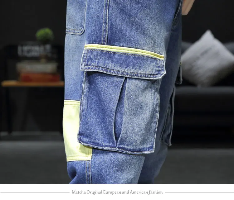Мужские свободные джинсы, мужские Модные нижние Галстуки, мужская мода MW113