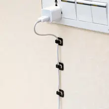 18 шт. самоклеящиеся проволочное крепление кабеля крепежный зажим USB кабельная наклейка фиксированной