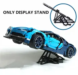 МОЦ Стенд дисплея для автомобиля вертикальный совместимый для блока 42056 42083 Porsche Rambo модель игрушки