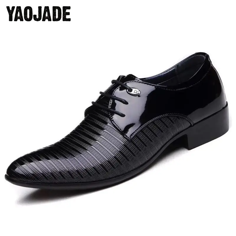 2018 Fashion Men Lace-up Oxfords Dress Shoes Mens Pu Leather Business Office Wedding Flats Man Casual Party Driving Shoes 38-48 цена 2018 Fashion Men Lace-up Oxfords Dress Shoes Mens Pu Leather Business Office Wedding Flats Man Casual Party Driving Shoes 38-48 цены онлайн