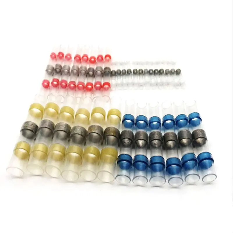 

150pcs Solder Seal Wire Connectors Kit, Heat Shrink Butt Connectors, Waterproof and Insulated Electrical Wire Terminals qiang