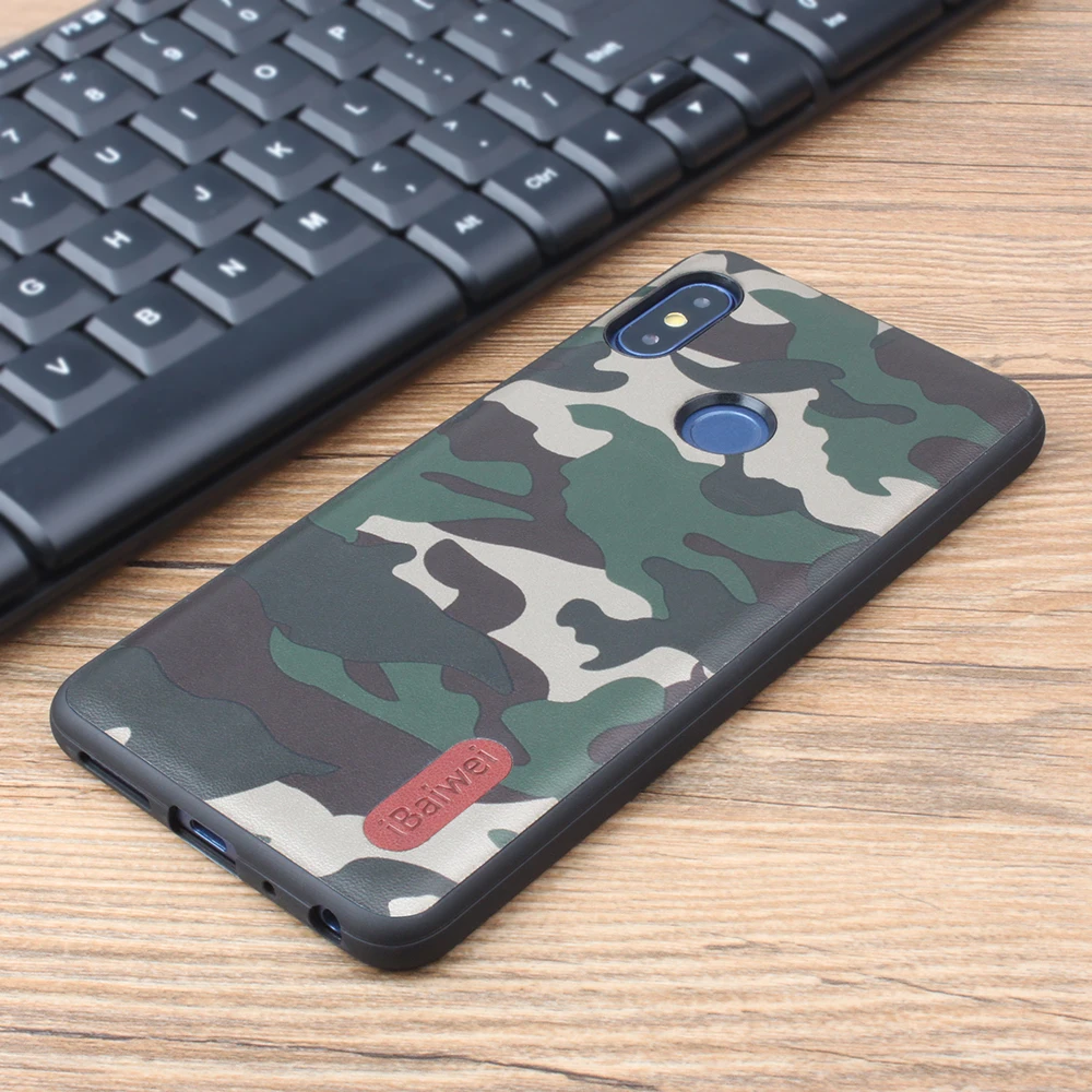 Чехол Xiaomi Redmi Note 7 6 5 pro POCOPHONE F1 камуфляж с Жесткий ПК и PU задняя Глобальный Версия |
