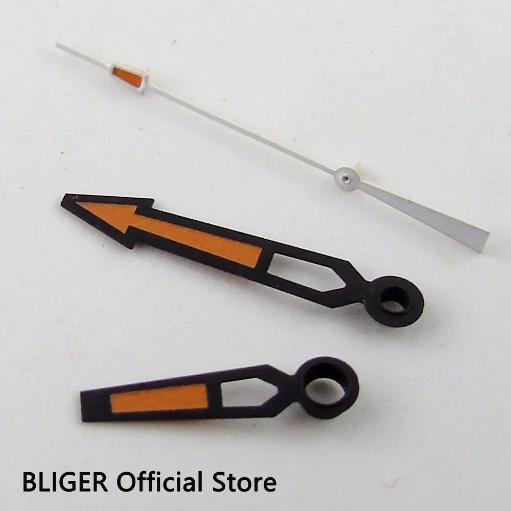 Часы BLIGER черные оранжевые подходят для MIYOTA 8215 Mingzhu DG 2813 - Цена: 793,04 руб.