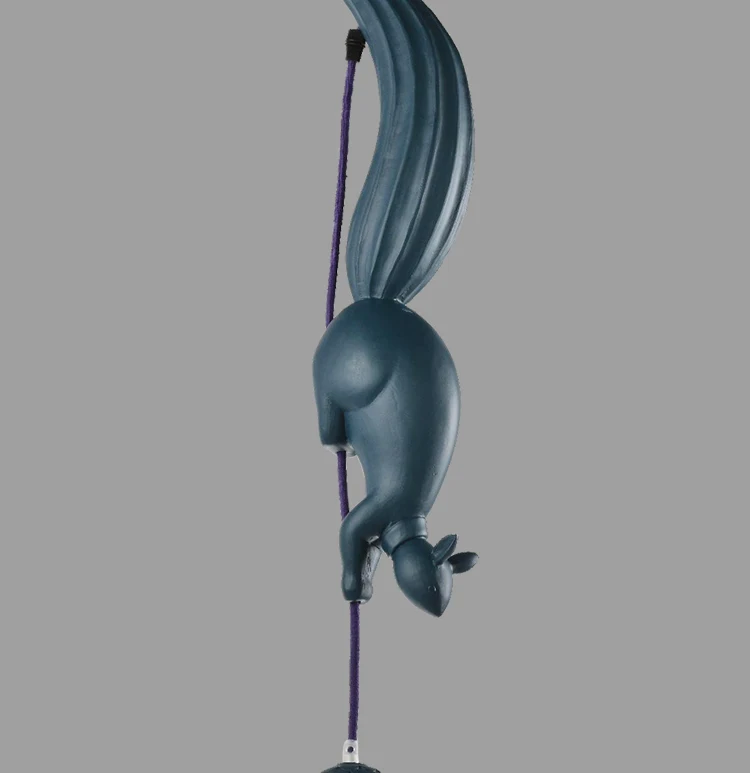 Nordic Resin Squirrel Led Pendant Lights Modern Industrial Hanging Animal Lamp15