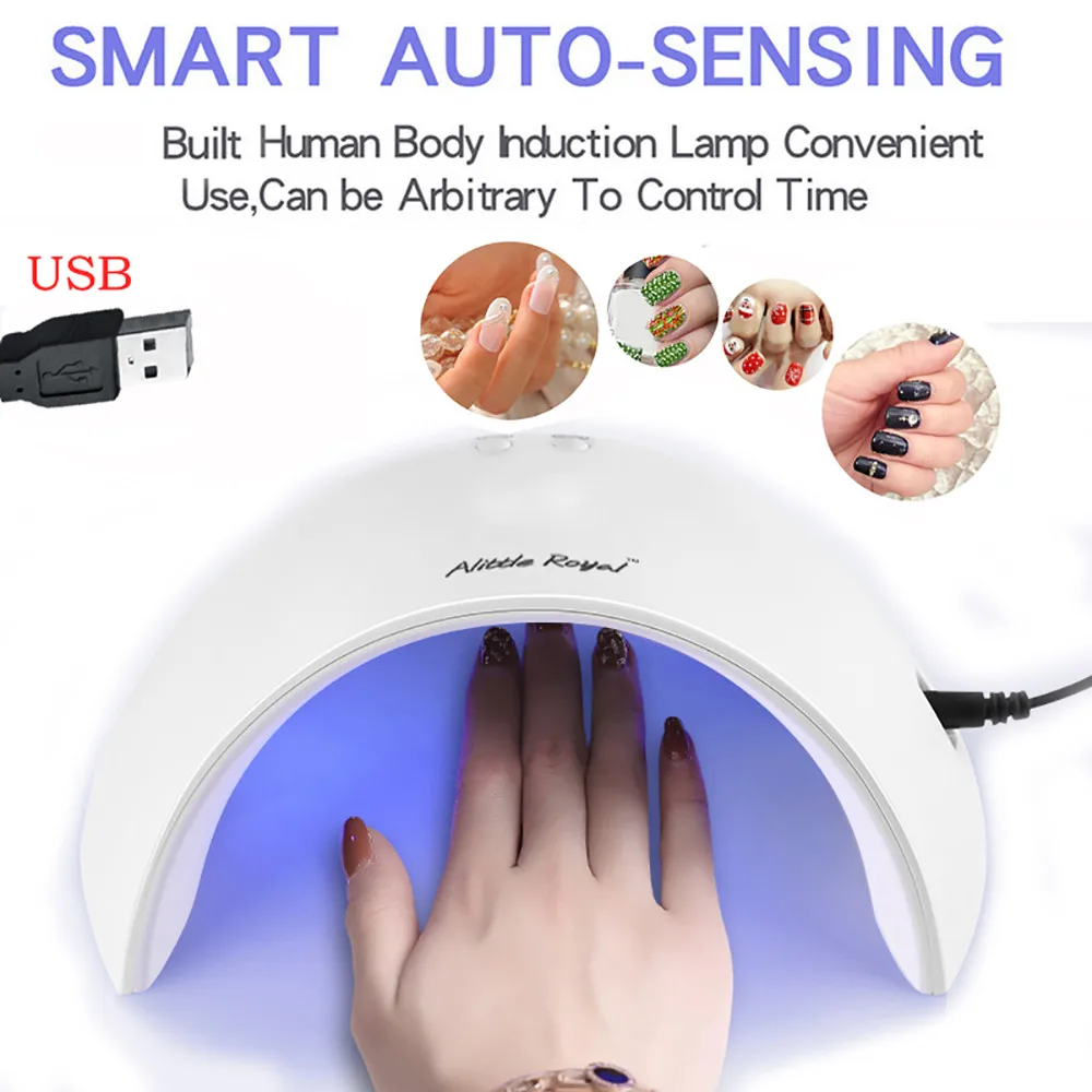 Buy 27W USB LED UV Nail Gel Curing Lamp Light Nail Gel