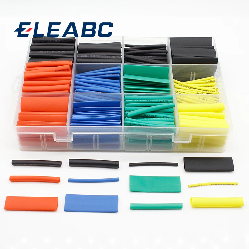 530pcs/set Heat Shrink Tubing Insulation Shrinkable Tube Assortment