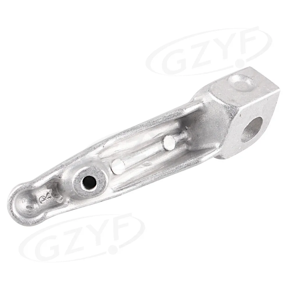 Motorcycle Front Foot Peg Footrest For Kawasaki Ninja ZX6R 2003-2013 & Ninja ZX10R 2004-2013 & Ninja ZX9R 1998-2003 & Z1000 2007-2013 & Z750 Z750S 2007-2010 & ER6N ER6F NINJA 650R 2009-2013 Silver