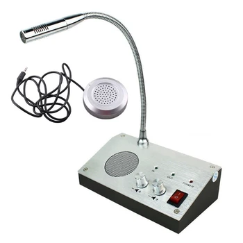 

Window intercom Dual-Way Audio Office Station Window Interphone Speaker