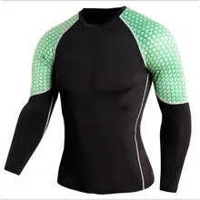 JINXIUSHIRT Running футболка с длинным рукавом плюс размер Quick Dry 3D печати Бодибилдинг Crossfit мышц фитнес сжатия рубашки
