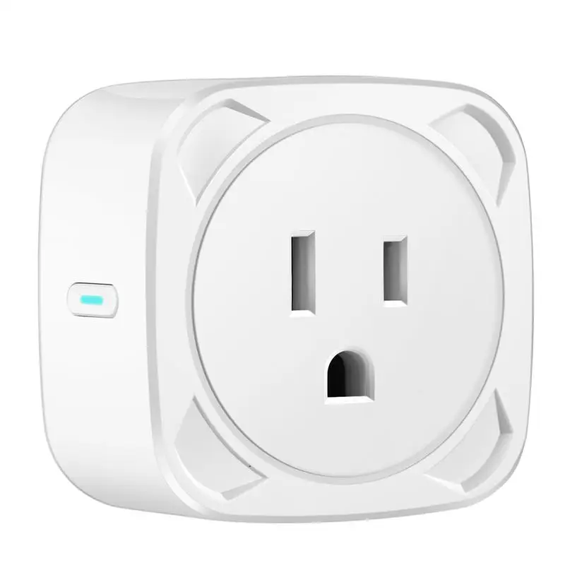 

Smart Socket WIFI Mobile Phone Switch Timing Plug Voice Control Socket EU US Socket Indoors Up To 30 Meters