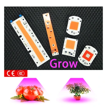

10pcs/lot Led growth light Chip 30W 50W 70W Full Spectrum 380nm-780nm For DIY Grow lamp Hydroponics Greenhouse indoor planting