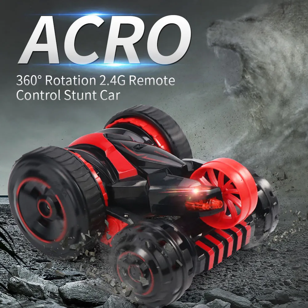 

2019 Uzaktan Kumandali Araba Remote Control Car 6 Channel 5 Wheel 360Flip Stunt Truck RC Electric Toy Gift Remote Control Car