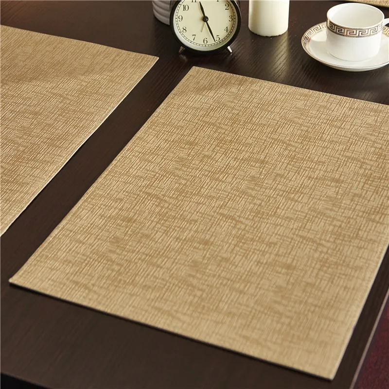 European style PVC clubhouse thermal insulation MATS western restaurant pad waterproof and anti-perm tray rectangular table Mat | Дом и сад
