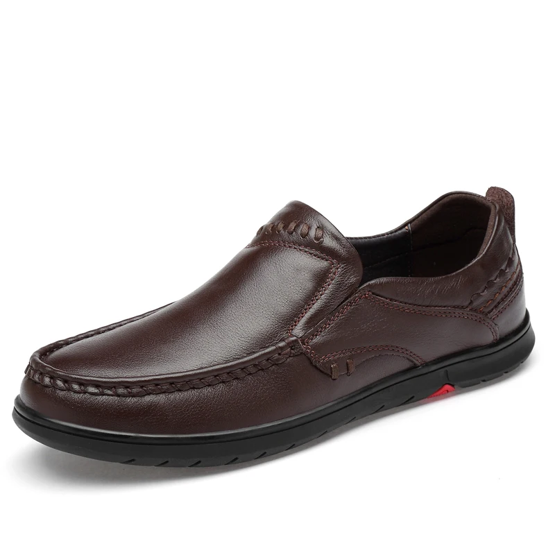 

Autumn Men Formal Wedding Shoes Luxury Men Business Dress Shoes Men Loafers Genuine Leather Casual Shoes Work Flats