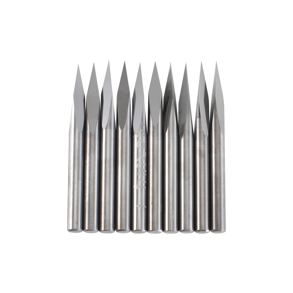 

Triangular Router Bit Milling Cutter 10 pcs 6MM Mill Cutter Triangular bottom Milling Cutter For CNC Engraving Milling Machine