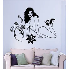 Sexy Girl Club Sticker naked Decal Muurstickers Posters Vinyl Wall Decals Pegatina Quadro Parede Decor Mural Sexy Girl Sticker