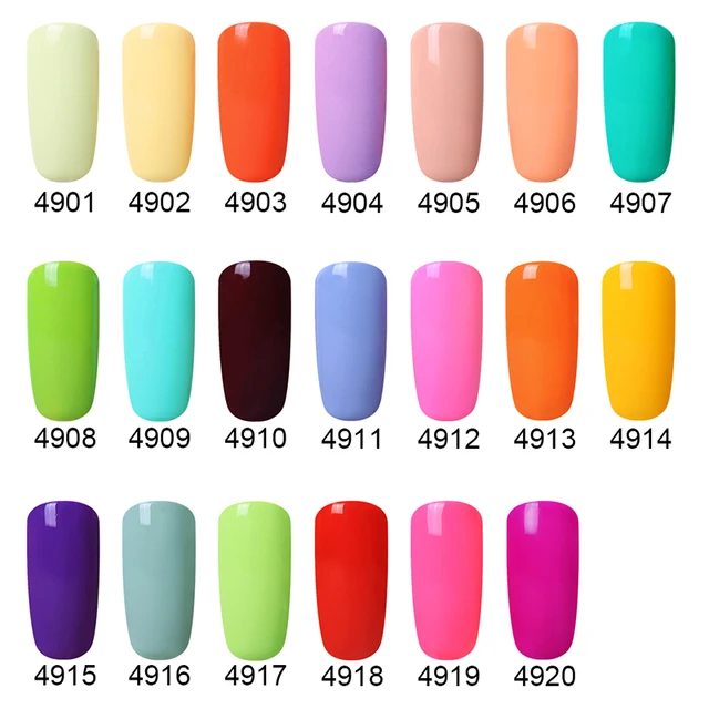 Elite99 10ml Macaron UV Gel Nagellack Hybrid Semi Permanent Nail art Maniküre Lack Tränken Weg Von Sommer Farbe Nagel gel Polnisch