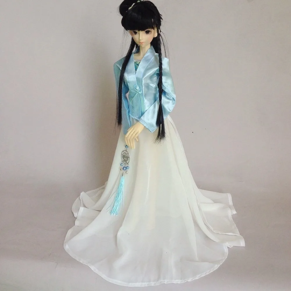 [Wamami] 699 # синее и белое китайское классическое платье 1/4 MSD DZ AOD BJD Dollfie | Игрушки