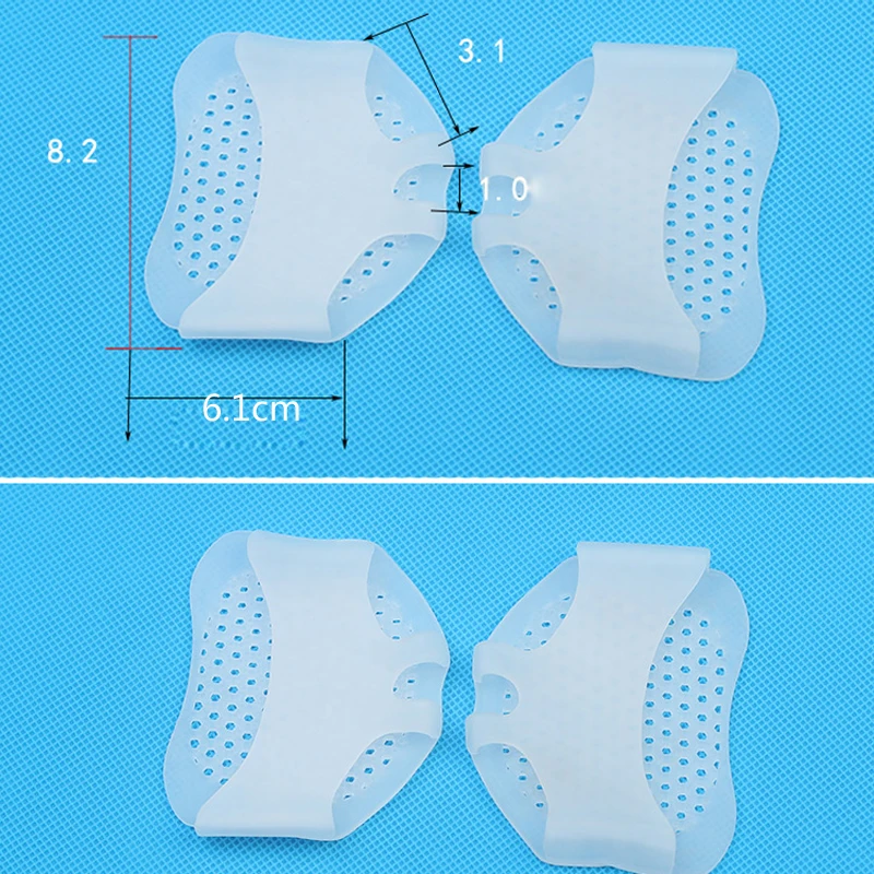 Медицинские сотовые силиконовые гелевые противоскользящие стельки на полярда стопы для обуви на высоких каблуках, облегчающие боль, стельки для пальцев