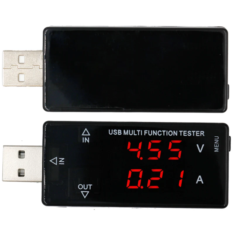USB цифровой дисплей Многофункциональный тестер 3 в 30 мини емкости зарядного