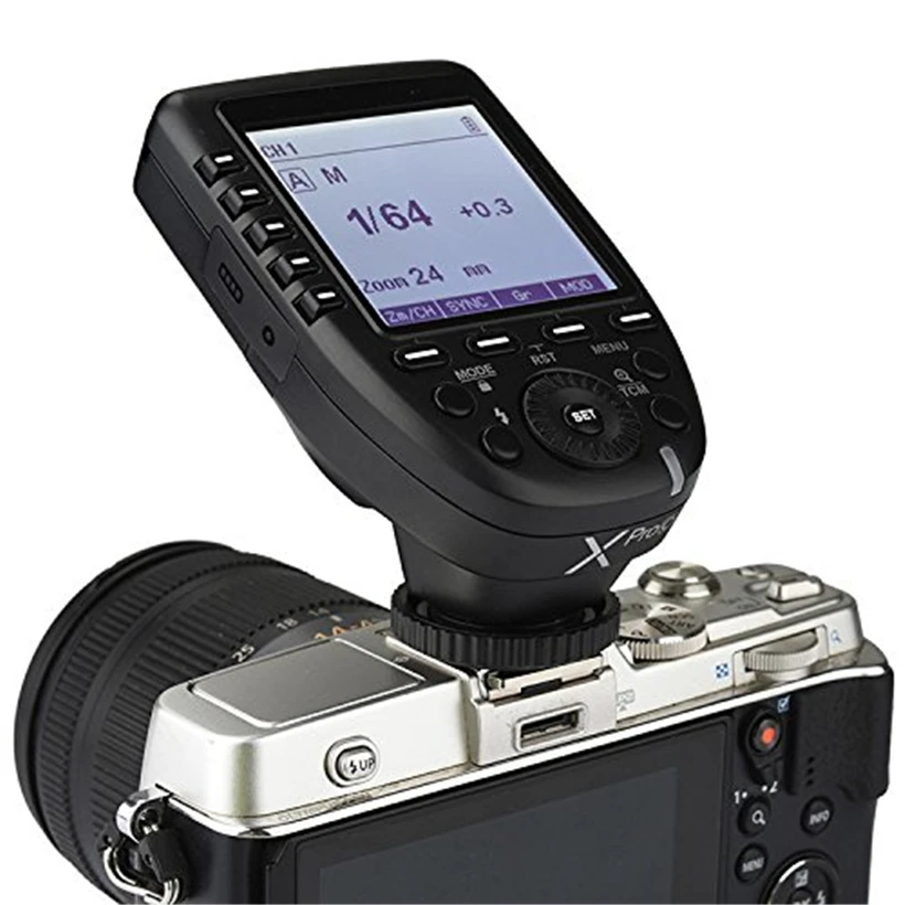 

Godox Xpro-O TTL 2.4G X system High-speed LCD Screen Wireless Flash Transmitter For Olympus Pansonic Lumix P5 P3 PL5 GH4 G85
