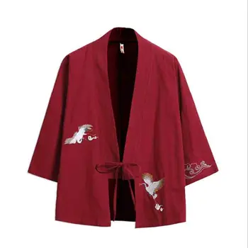 

Men`s Hanfu Thin Top Coat Cotton Cardigan Chinese Ancient Tang Dynasty Black Gray Male Halloween Costume For Men Plus Size 5XL