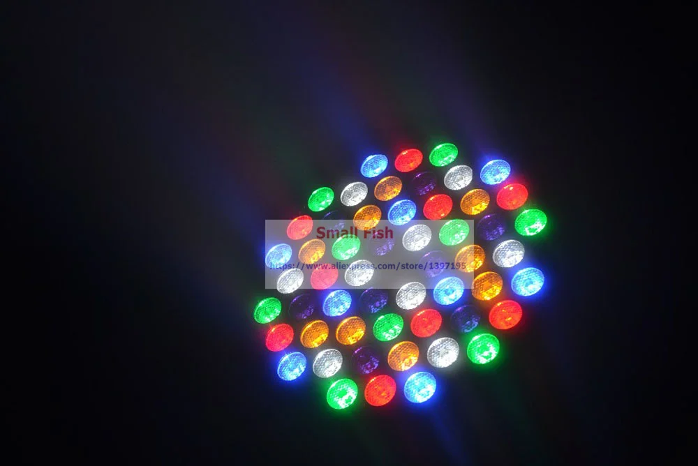 4 шт./лот DMX управление светодио дный LED Par 54 Вт 3 RGBW/RGBWA/RGBWA-UV дополнительно светодио дный LED s dmсветодио дный x каналы LED плоский Par свет Professional DJ