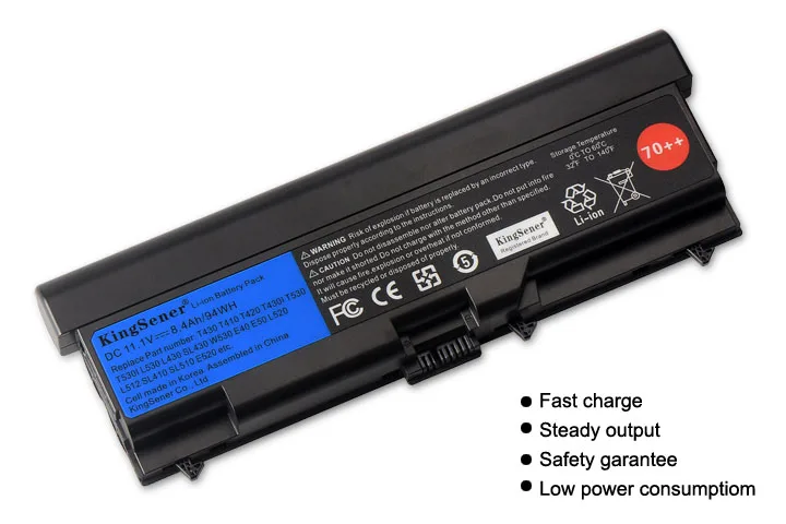 KingSener 10,8 V 5200mAh лаптоп с Батарея для lenovo ThinkPad T430 T430I L430 T530 T530I L530 W530 45N1005 45N1004 45N1001 45N1000