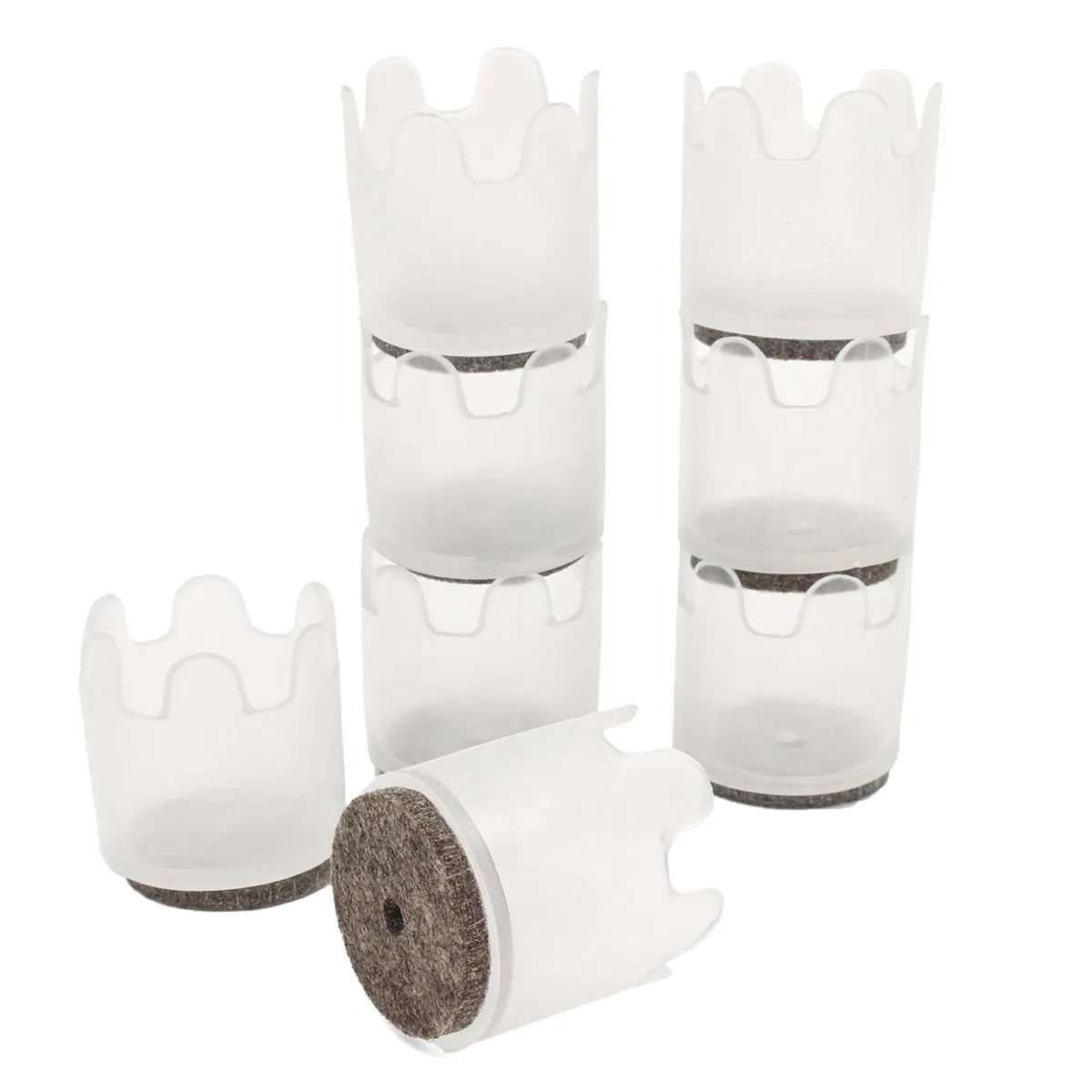 

8pcs Furniture Chair Feet Pad Flexible Floor Scratch Protector Slider Leg Cover