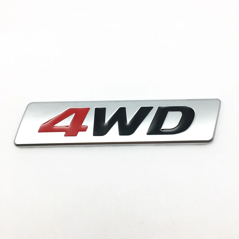 Автомобильный Стайлинг FTDF хромированная металлическая наклейка 4WD эмблема