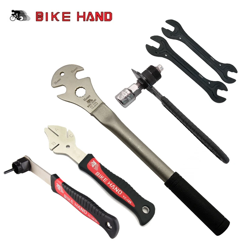 Bicycle Flywheel Chain Disassembly Wrench Bike Repair Tool Foot Pedal