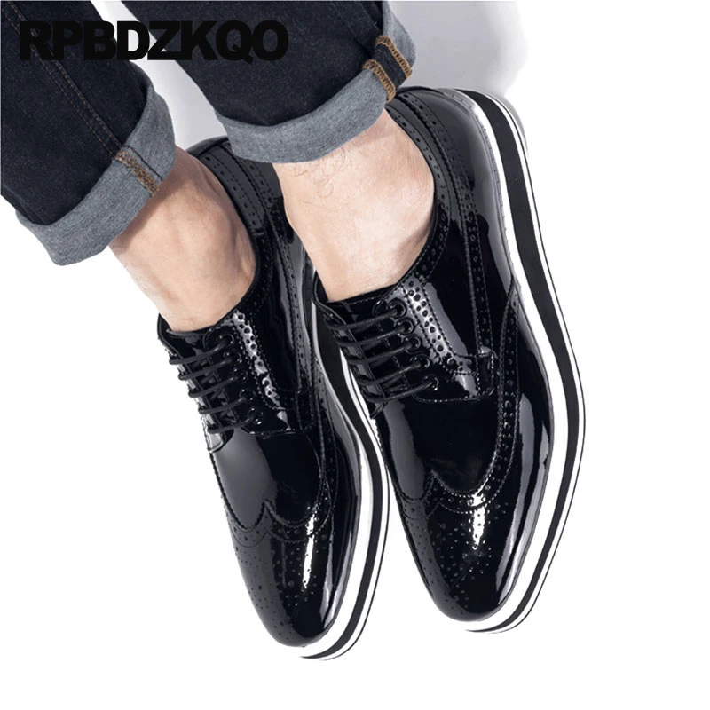Platform wingtip shoes Clearance