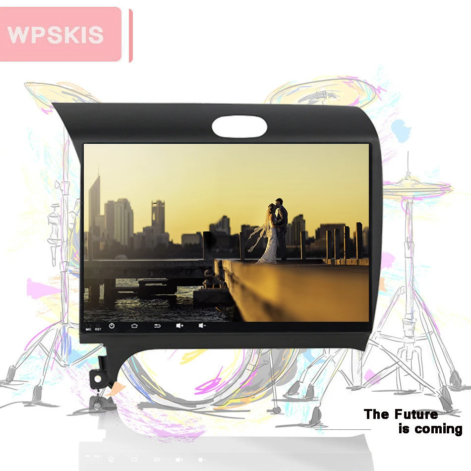 

Octa Core Android 9.0 2 DIN Car DVD GPS for Kia CERATO K3 FORTE 2013 2014 2015 2016 head unit radio video player wifi 1024*600