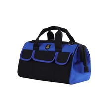Многофункциональная сумка для инструментов, большая емкость, ткань Оксфорд, инструментарий для сантехника и электрика, переносная сумка двойного назначения с одним плечом