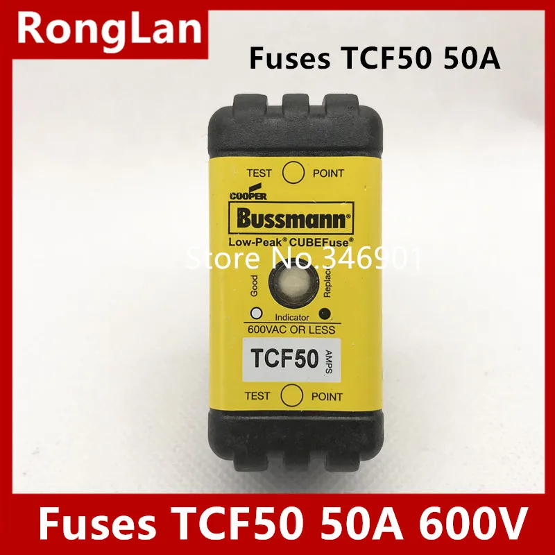 [SA] американо-Bussmann предохранители TCF50 TCF60 50A 600V 300V TCFH60N медленный предохранитель с
