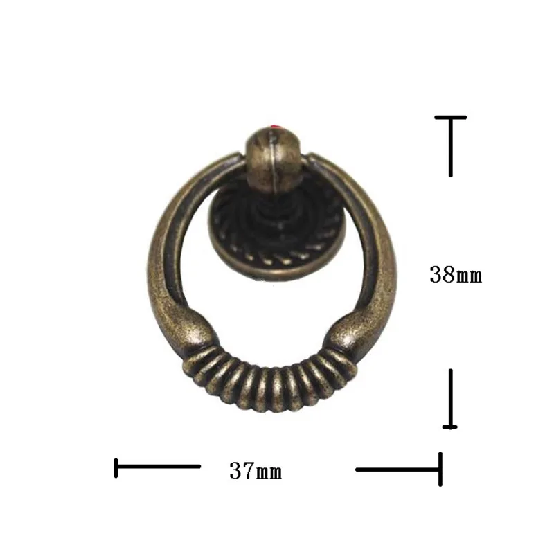 Bulk Vintage Alloy Cabinet Handles Furniture Knobs Kitchen Drawer