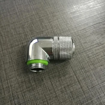 

G1/4 Computer Water Cooling 90 Degrees L Bent Quick / Fast Twist, 360 Degrees Rotating Connector 2pcs