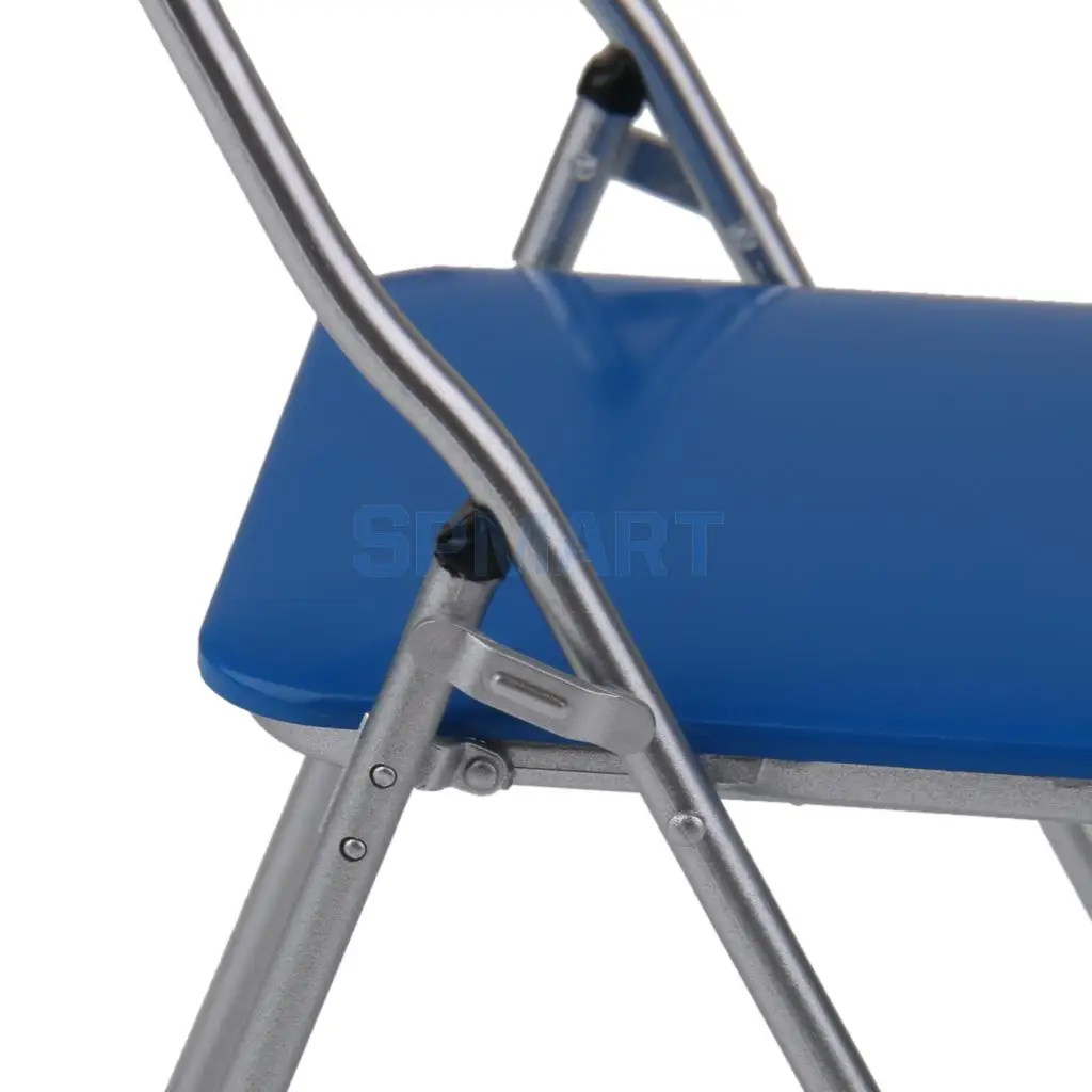 MagiDeal Folding Chair for 1/6 Hot Toys 12'' Soldiers Action Figure Dolls Acc Dollhouse Garden Furniture Decor Model Toy 3Colors